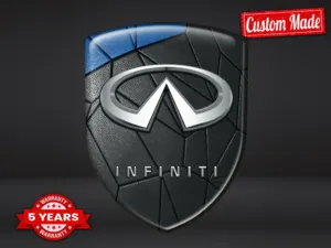Infiniti Silicone sticker Superior Design Sleek Vehicle Labels